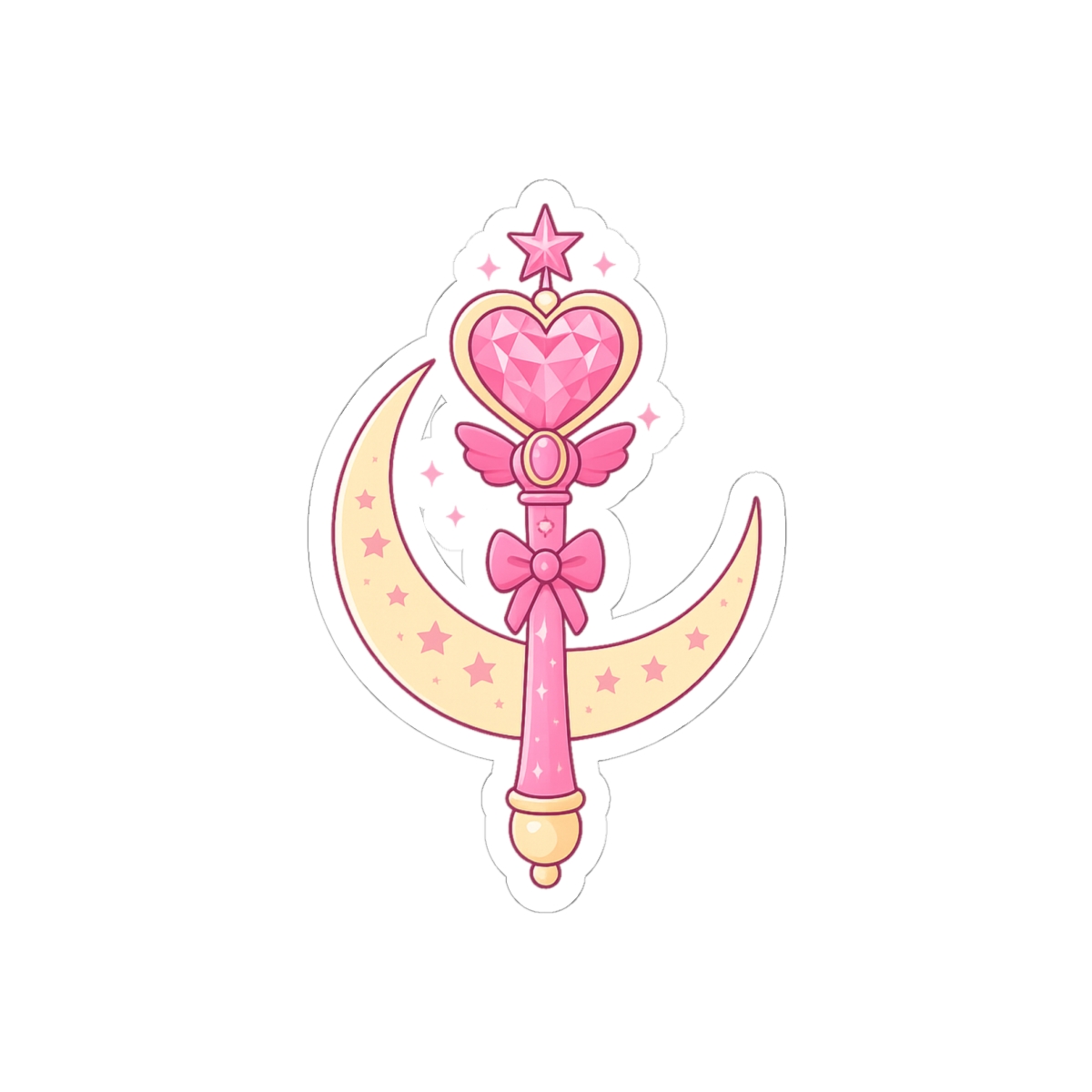 Sailor Mini Moon Wand Sticker | Kawaii Anime Vinyl Decal