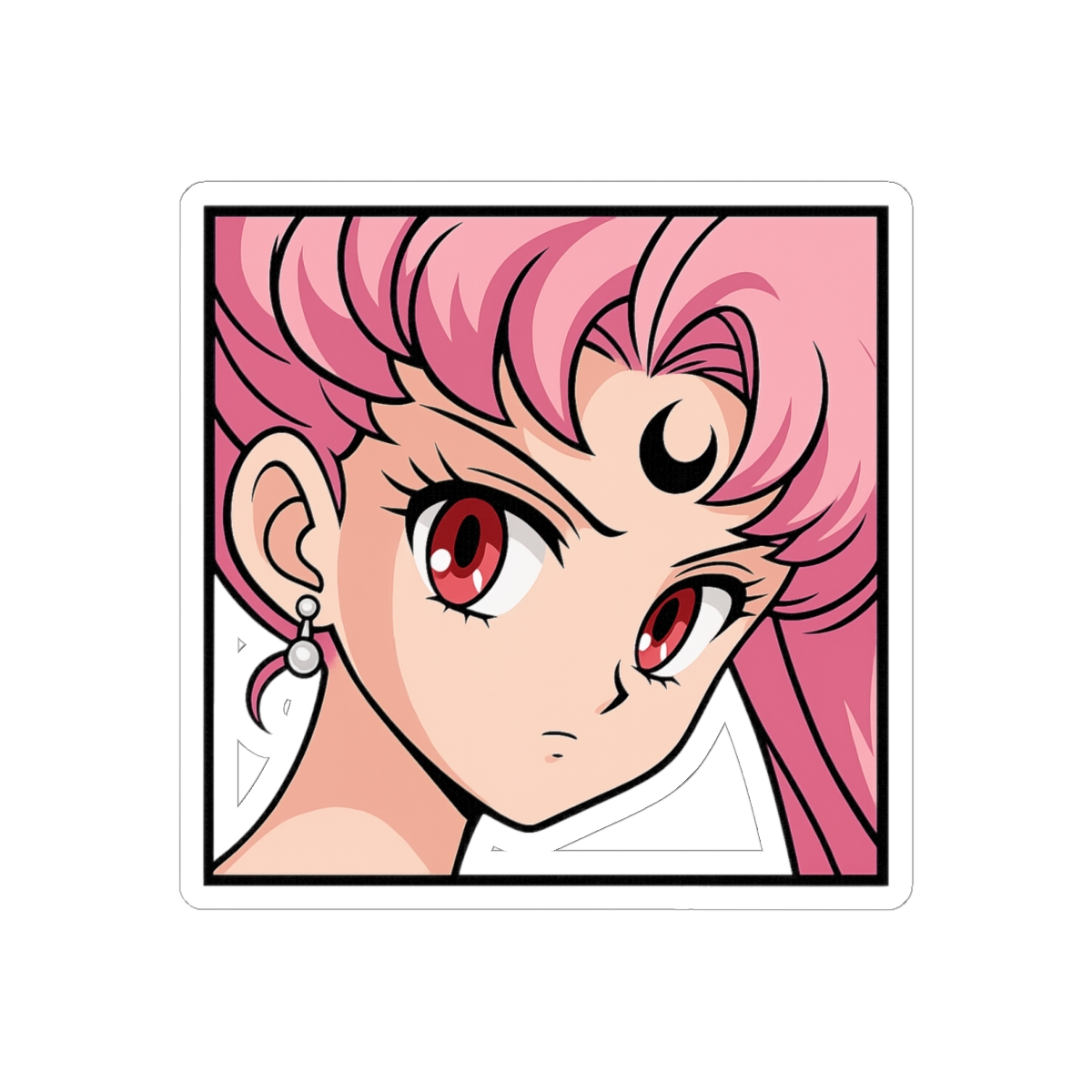 Chibi Black Lady Sailor Moon Cute Vinyl Sticker