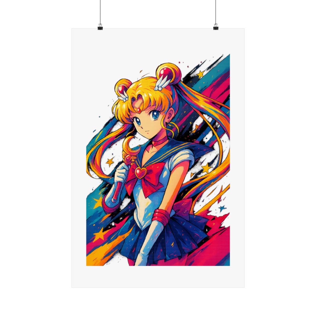 Moonlight Power Sailor Moon Poster | Anime Wall Art Print