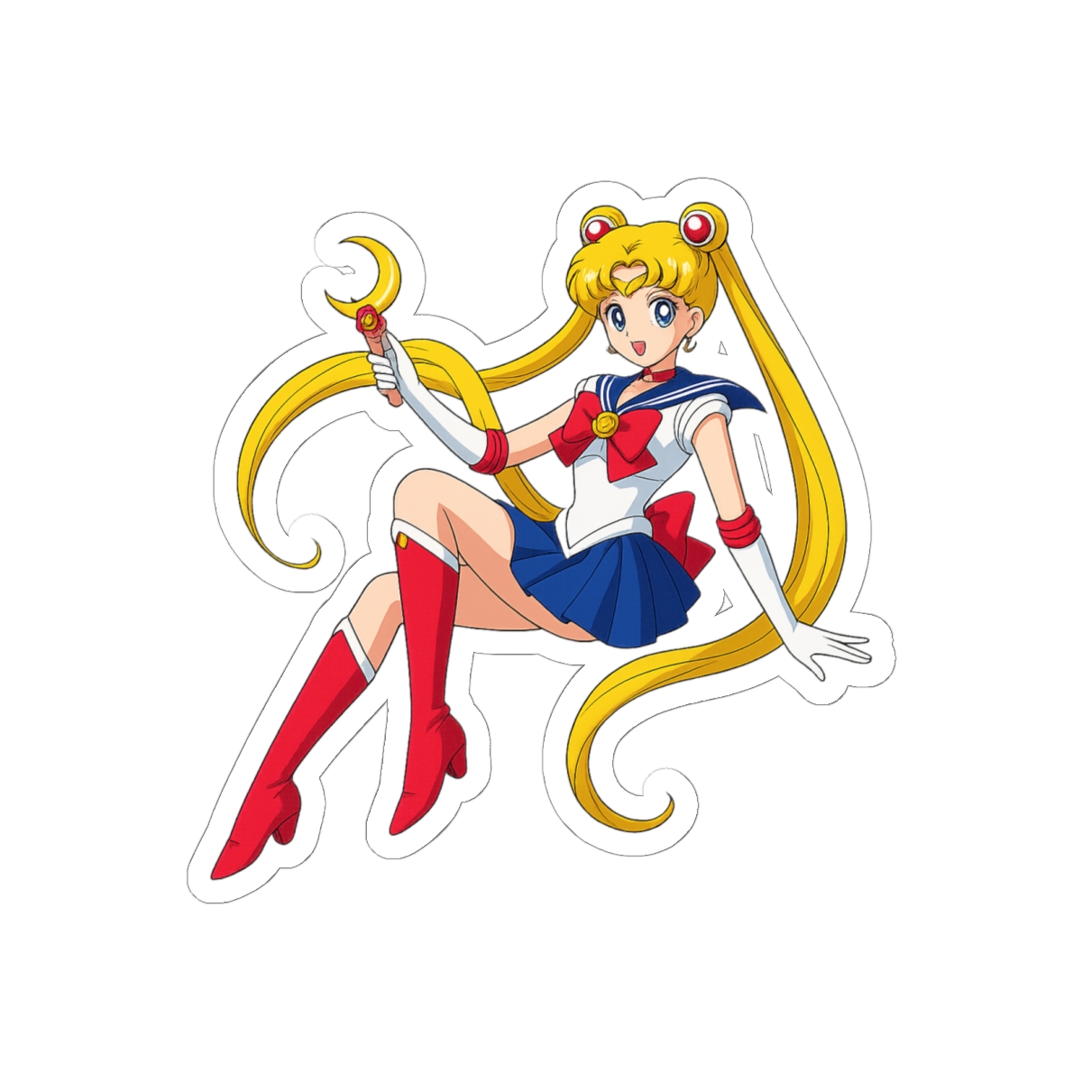 Sailor Moon Purple Sticker | Cute Anime Vinyl Decal