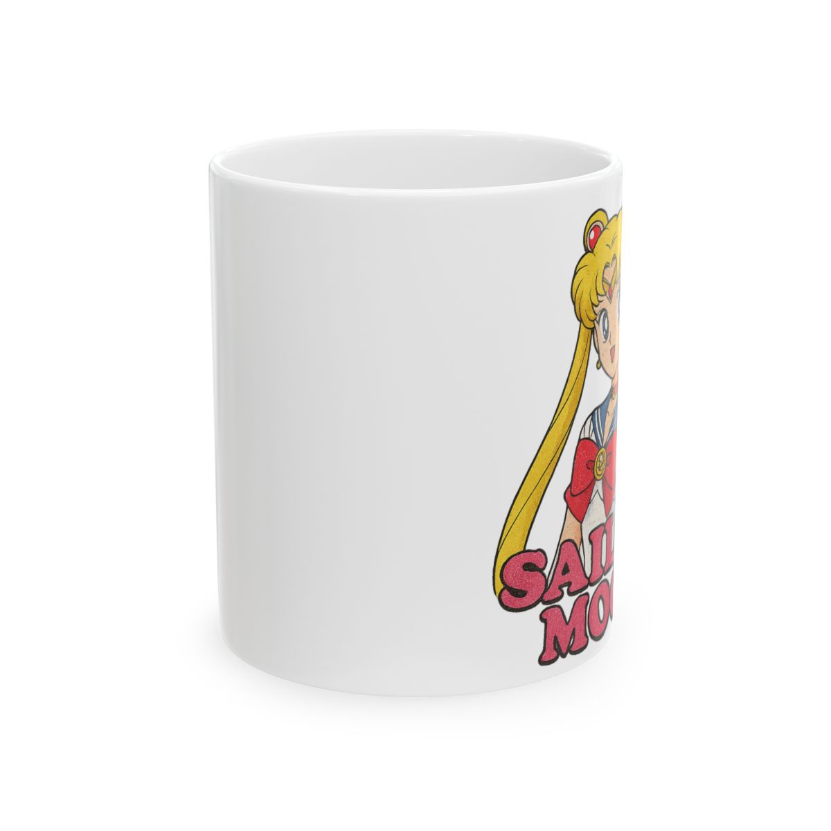 90s Sailor Moon Usagi Serena Sparkle Aesthetic Mug - alternate angle 1, merchandise