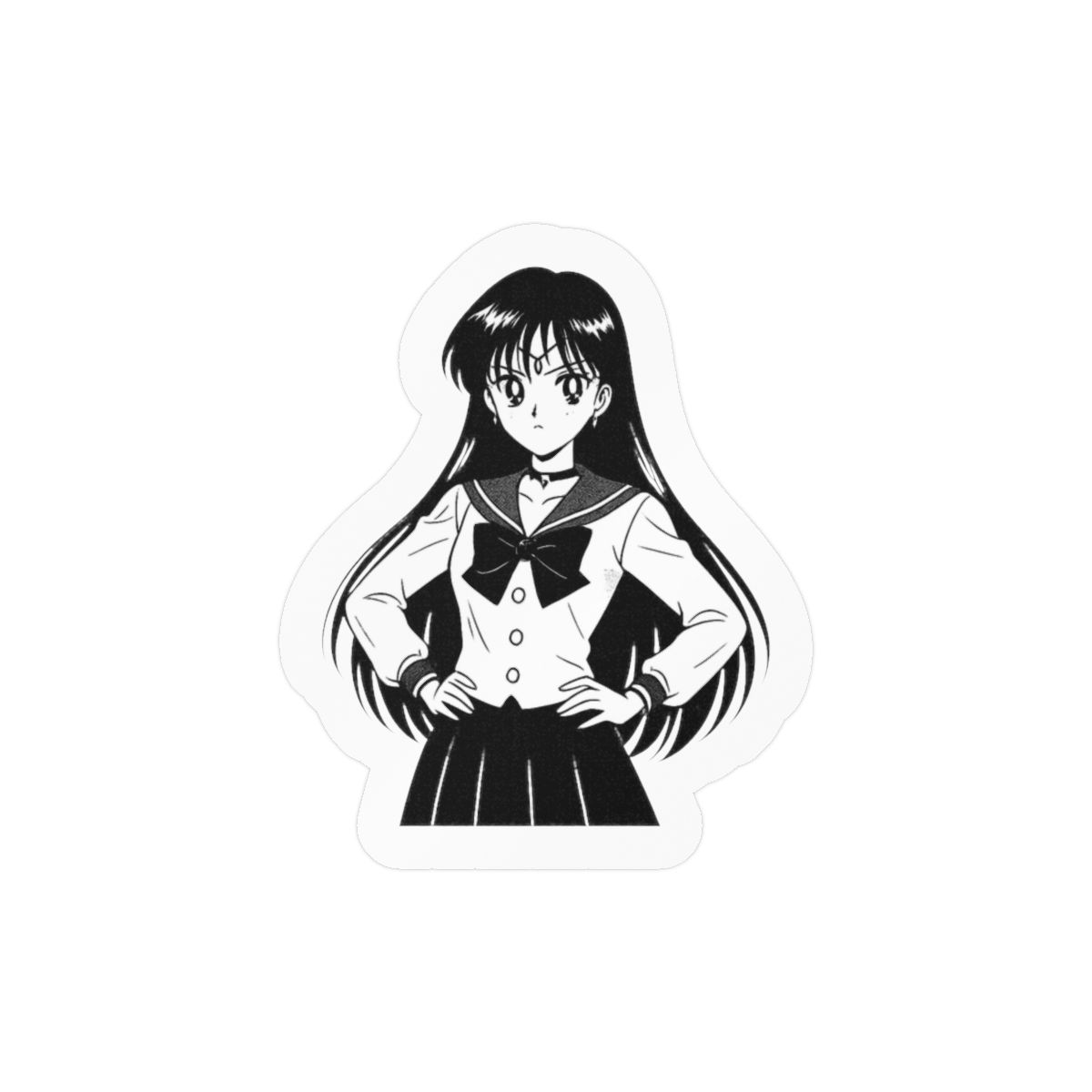Sailor Mars Rei Hino Anime Sticker | Cute Vinyl Decal