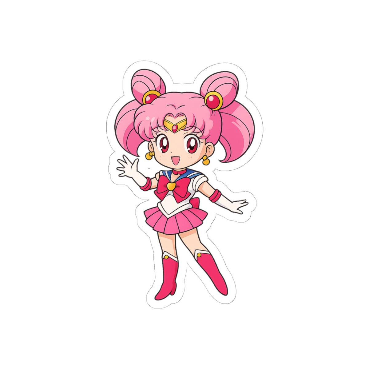 Sailor Chibi Moon Sticker | Cute Chibi Vinyl Decal