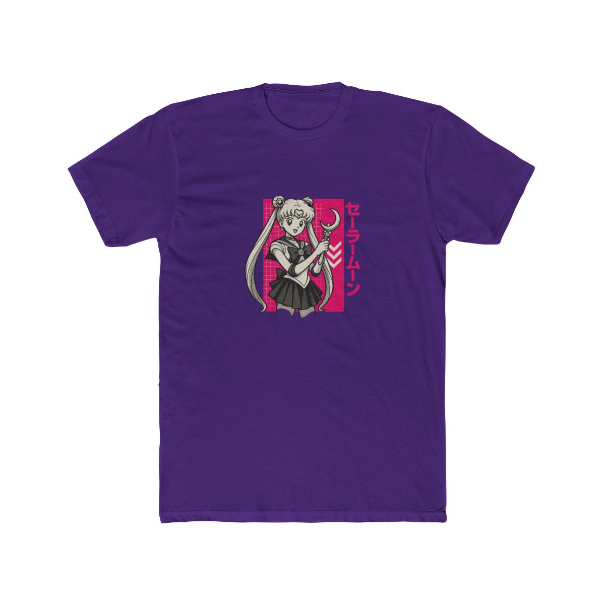 Sailor Moon Anime Star Edition Magenta T-Shirt - alternate angle 2, merchandise