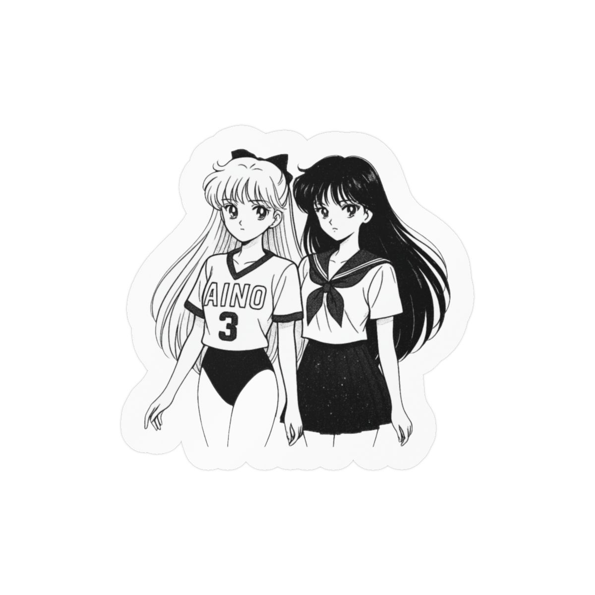 Sailor Moon Minako & Rei Stickers | Cute Anime Vinyl Decals - Official Stickers merchandise