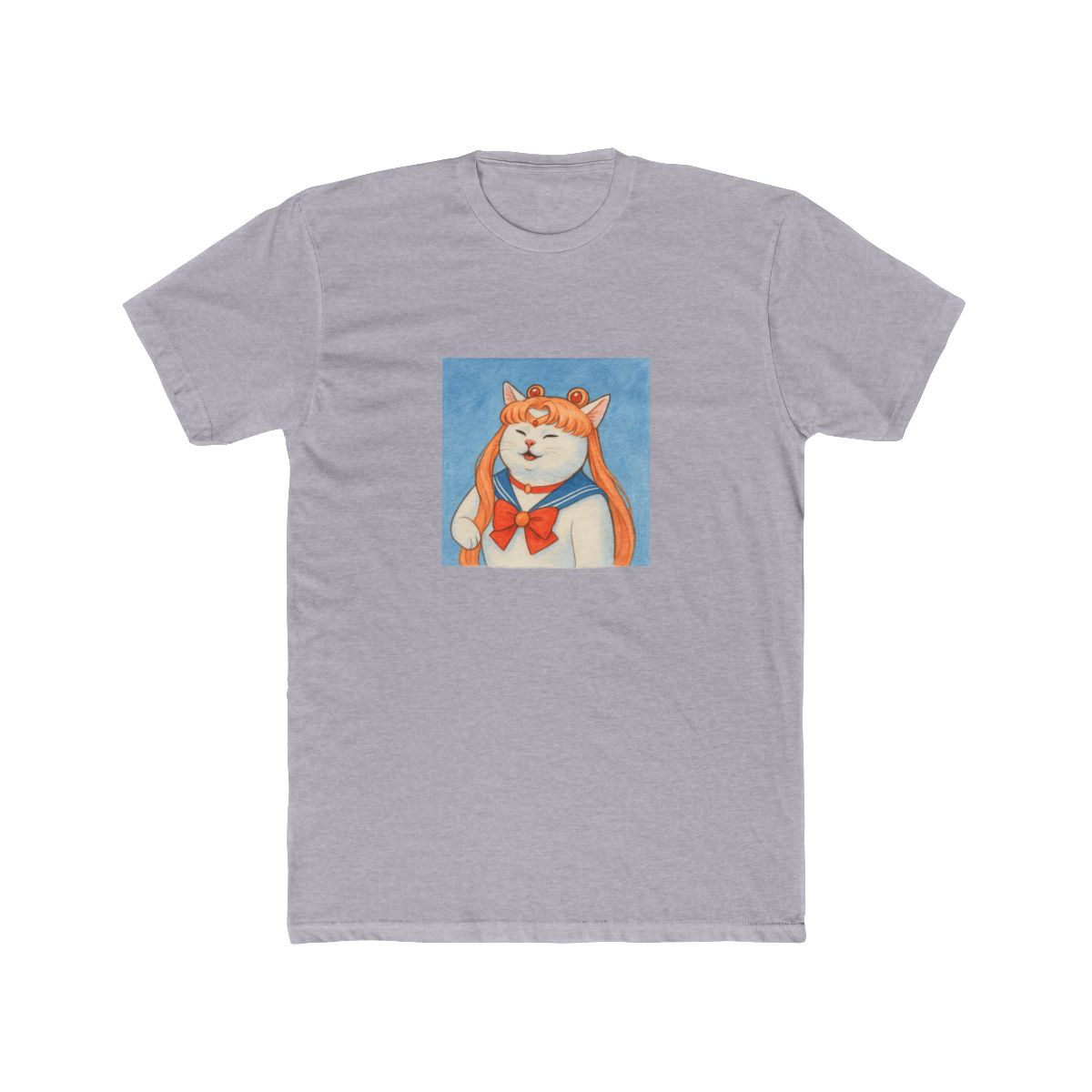 Sailor Meoown Feline Hero Pun T-Shirt - alternate angle 5, merchandise