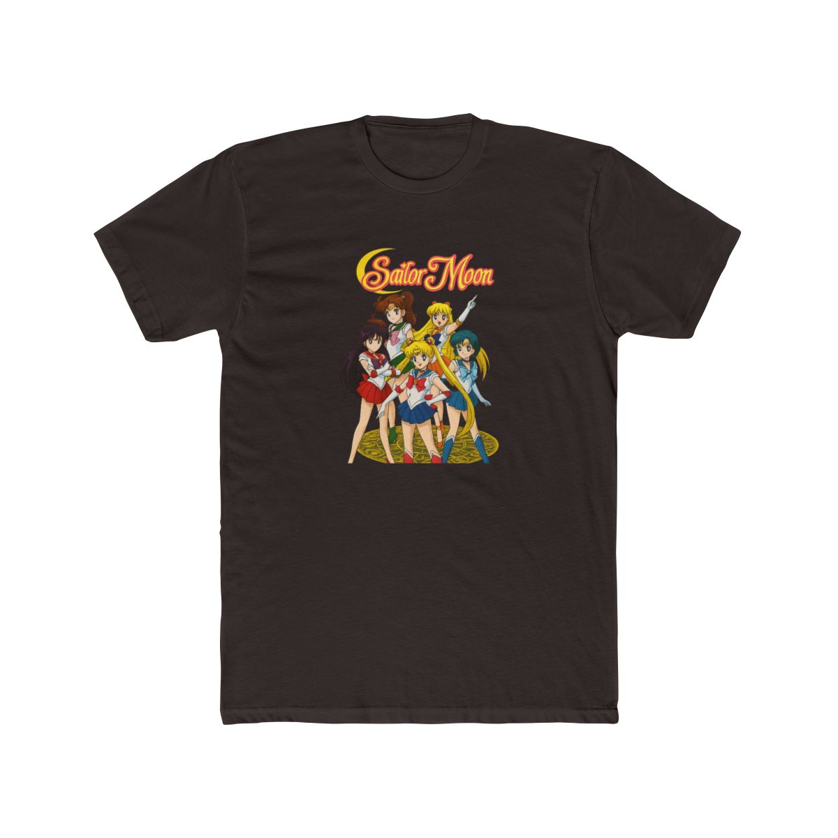 Sailor Moon Team Magic Circle Anime T-Shirt - alternate angle 3, merchandise