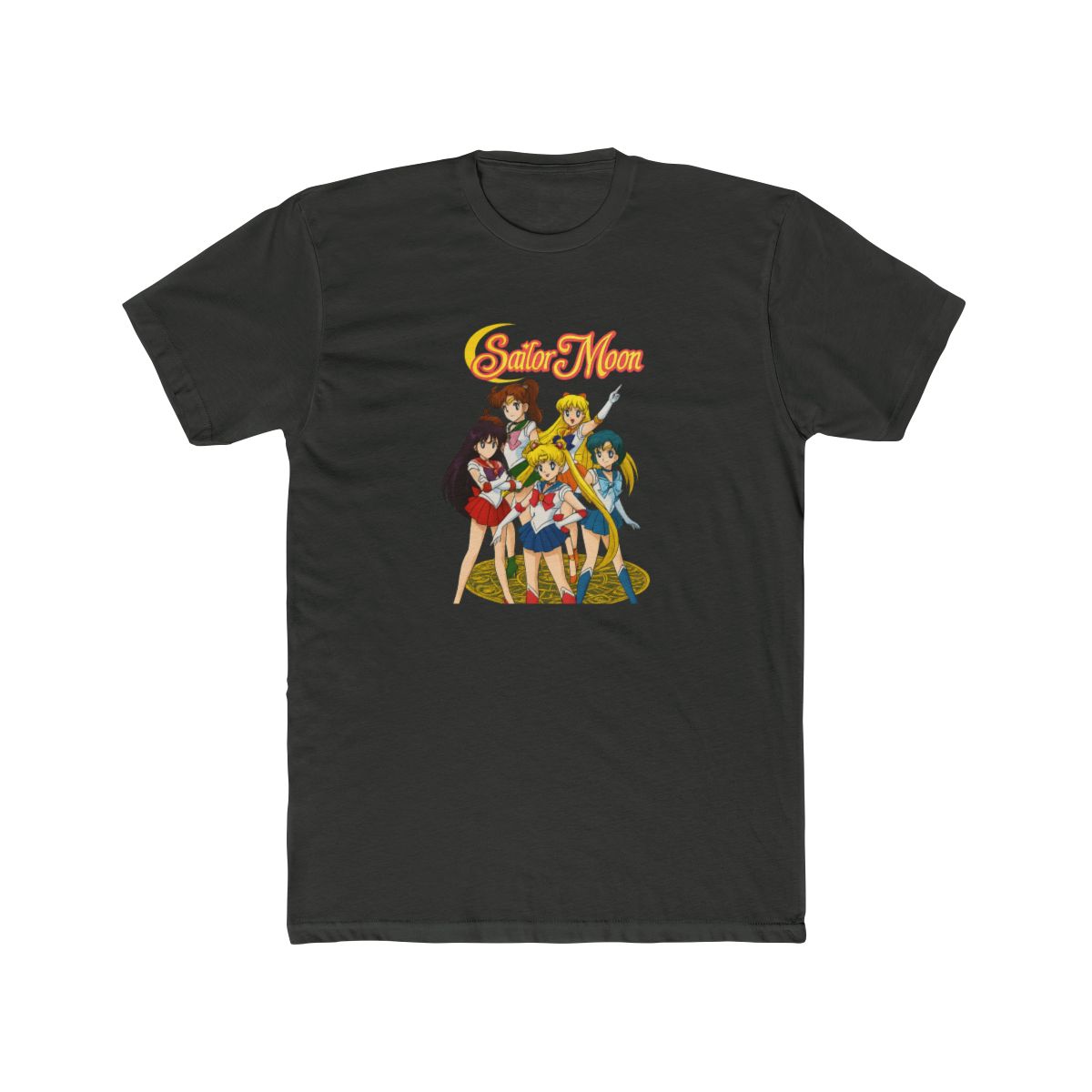 Sailor Moon Team Magic Circle Anime T-Shirt - alternate angle 2, merchandise