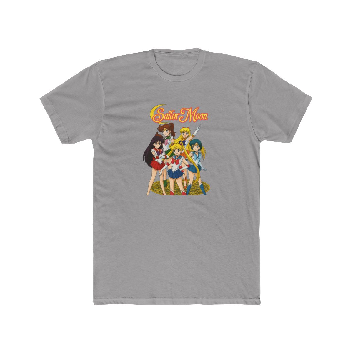 Sailor Moon Team Magic Circle Anime T-Shirt - alternate angle 5, merchandise
