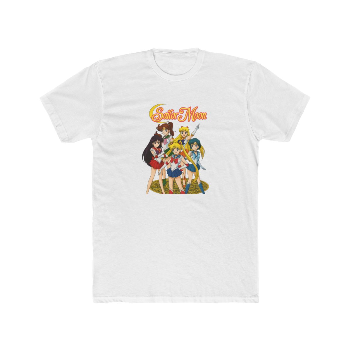 Sailor Moon Team Magic Circle Anime T-Shirt - alternate angle 4, merchandise