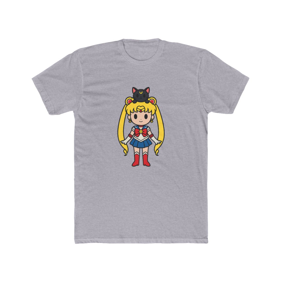 Adorable Chibi Usagi Sailor Moon T-Shirt - alternate angle 4, merchandise