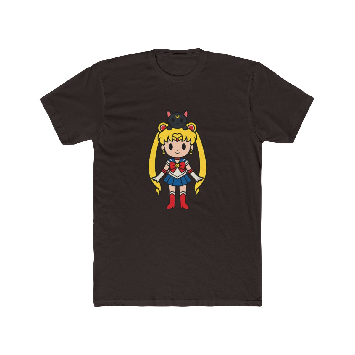 Adorable Chibi Usagi Sailor Moon T-Shirt - alternate angle 2, merchandise
