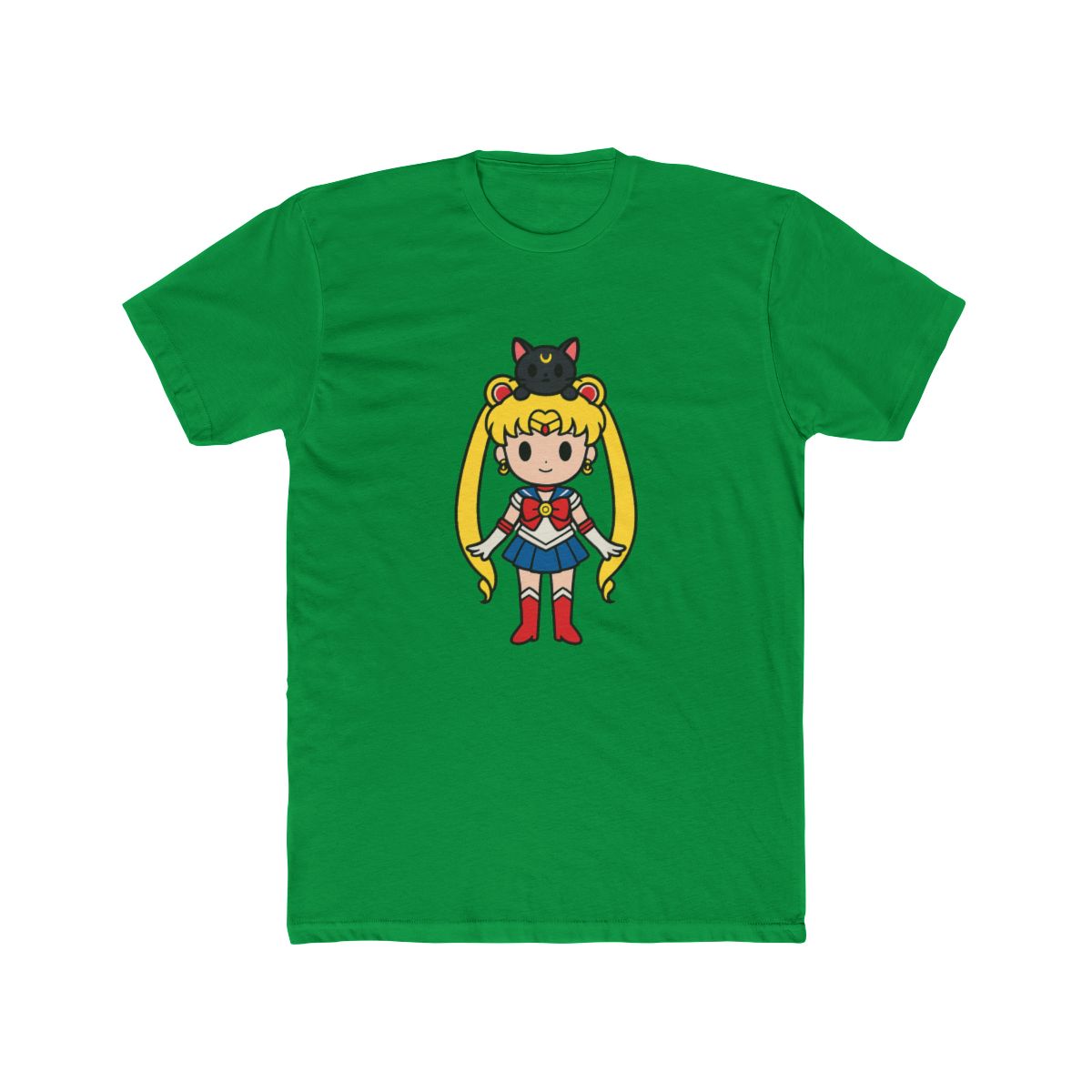 Adorable Chibi Usagi Sailor Moon T-Shirt - alternate angle 3, merchandise