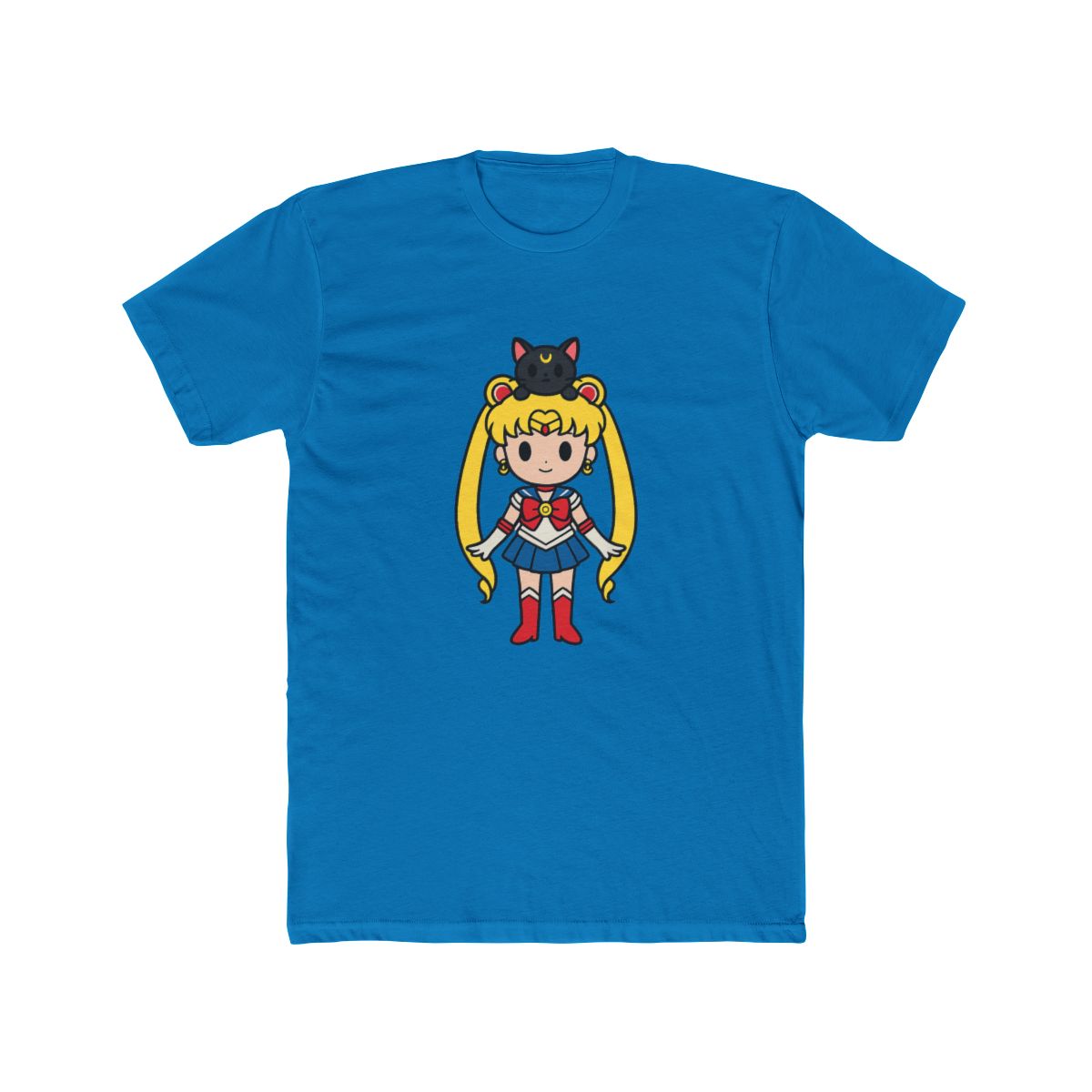 Adorable Chibi Usagi Sailor Moon T-Shirt - alternate angle 5, merchandise