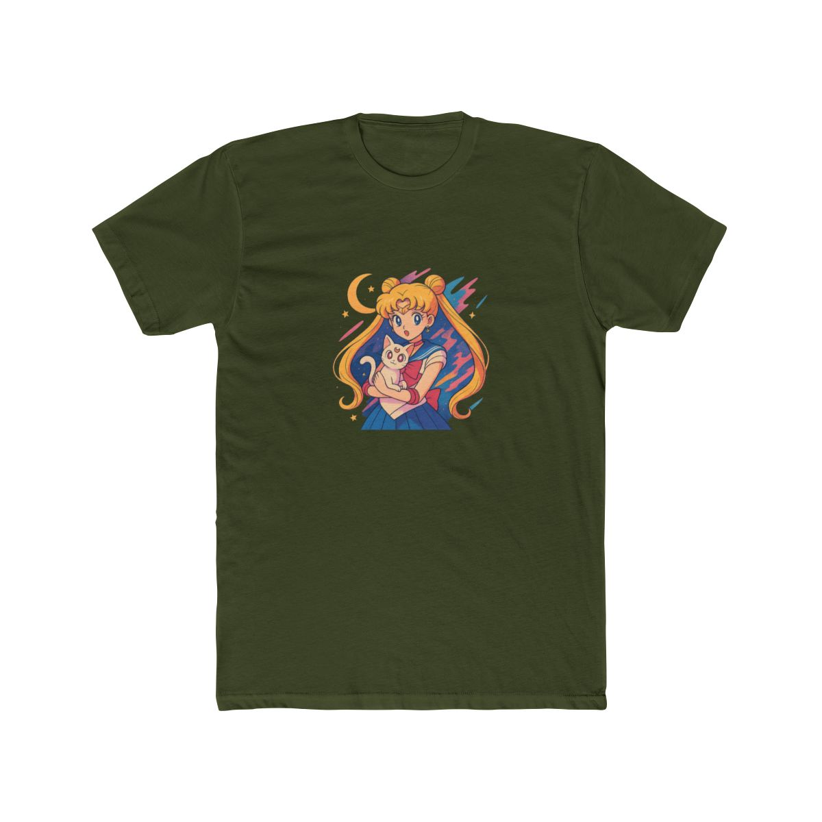Sailor Moon Anime Heroine Graphic T-Shirt - alternate angle 4, merchandise