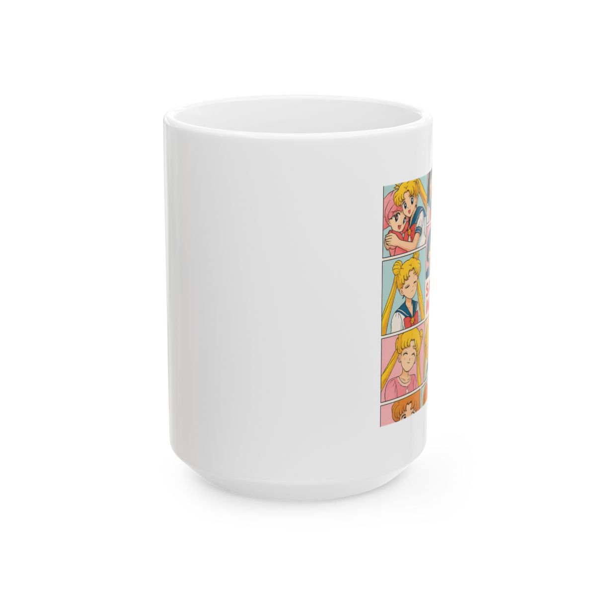 Sailor Moon Justice Oath | Anime Coffee Mug, Otaku Fan Gift, Sailor Cup - alternate angle 1, merchandise