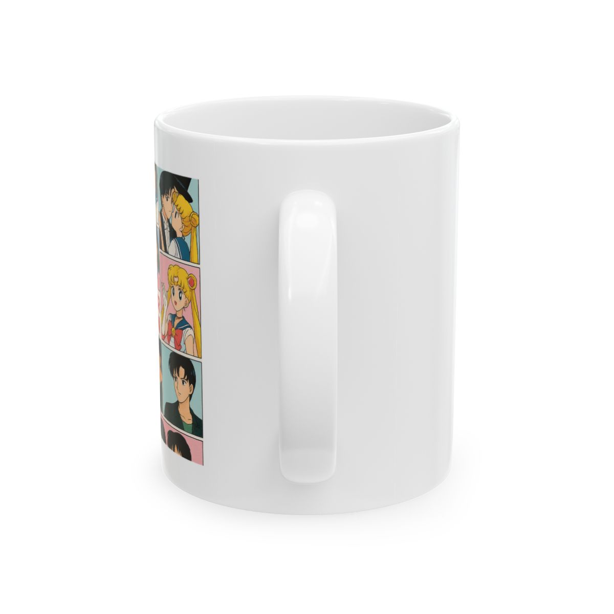 Sailor Moon Justice Oath | Anime Coffee Mug, Otaku Fan Gift, Sailor Cup - alternate angle 3, merchandise