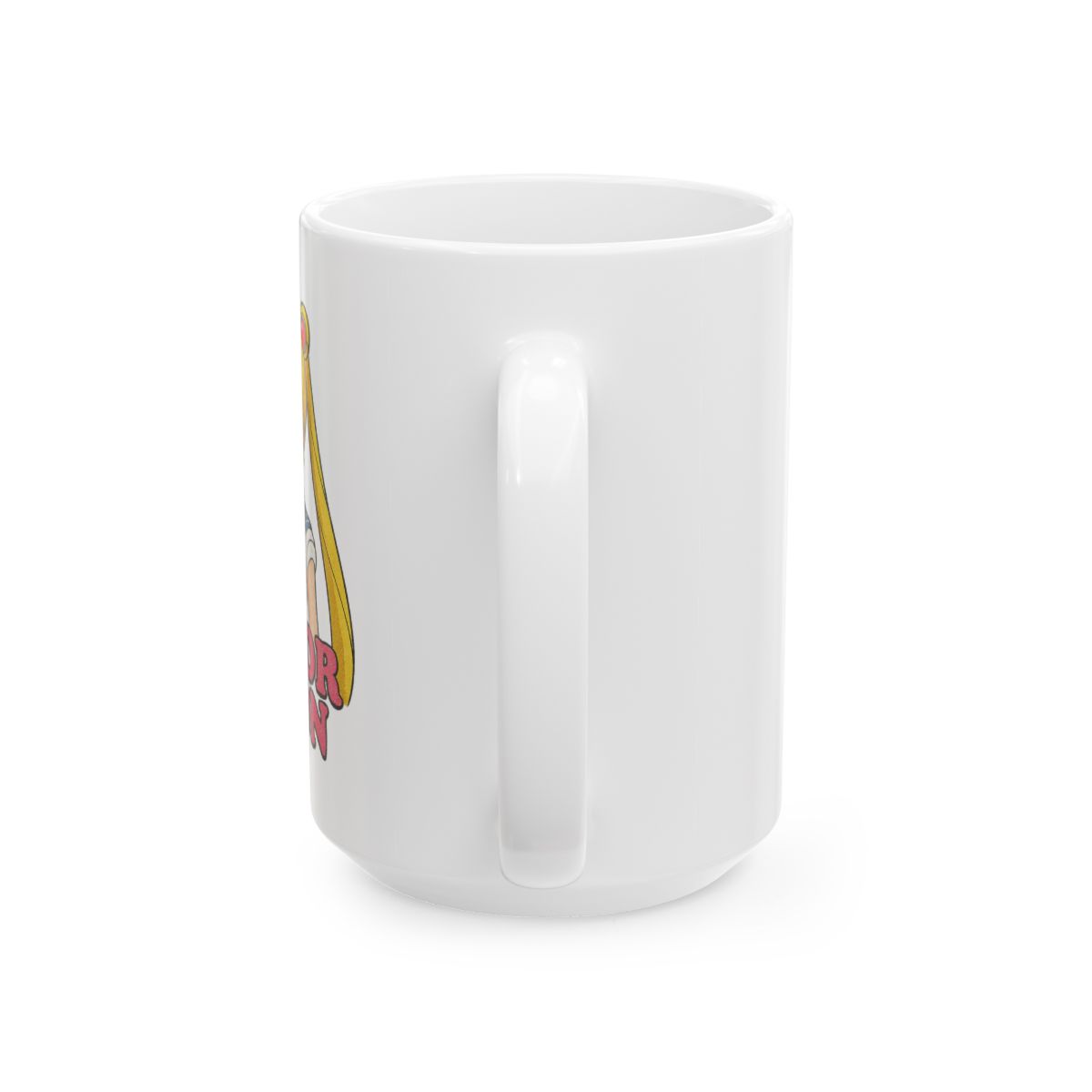 Usagi Serena 90s Sparkle | Sailor Moon Mug, Anime Coffee Cup, Magical Girl Gift - alternate angle 5, merchandise
