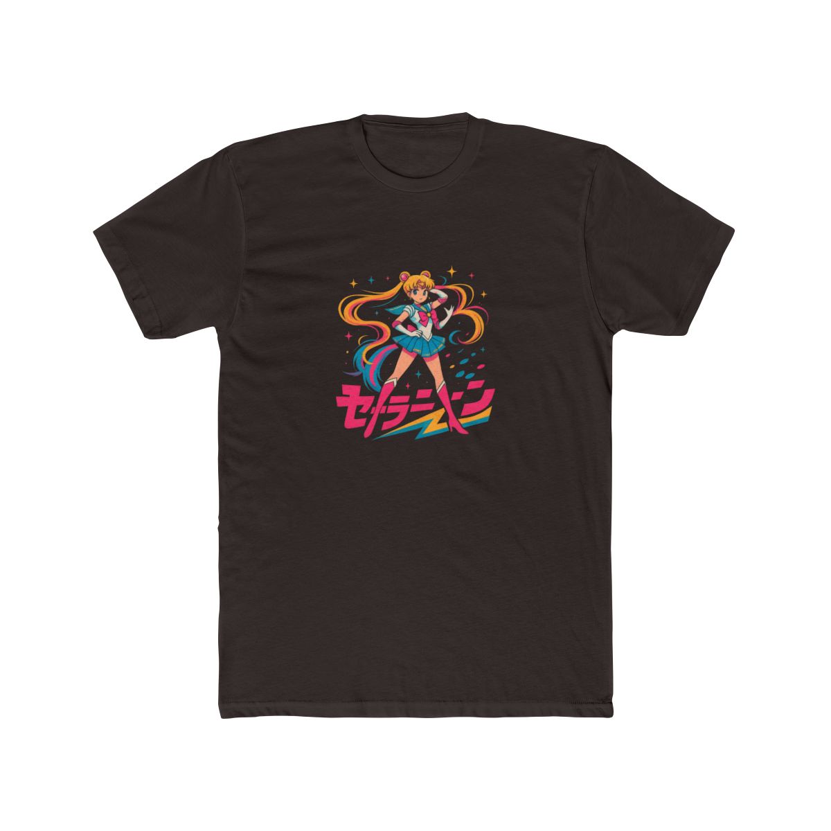 Sailor Moon Lunar Tiara Pose | Anime Fan Tee, Sailor Moon Shirt, Nostalgia Gift - alternate angle 3, merchandise
