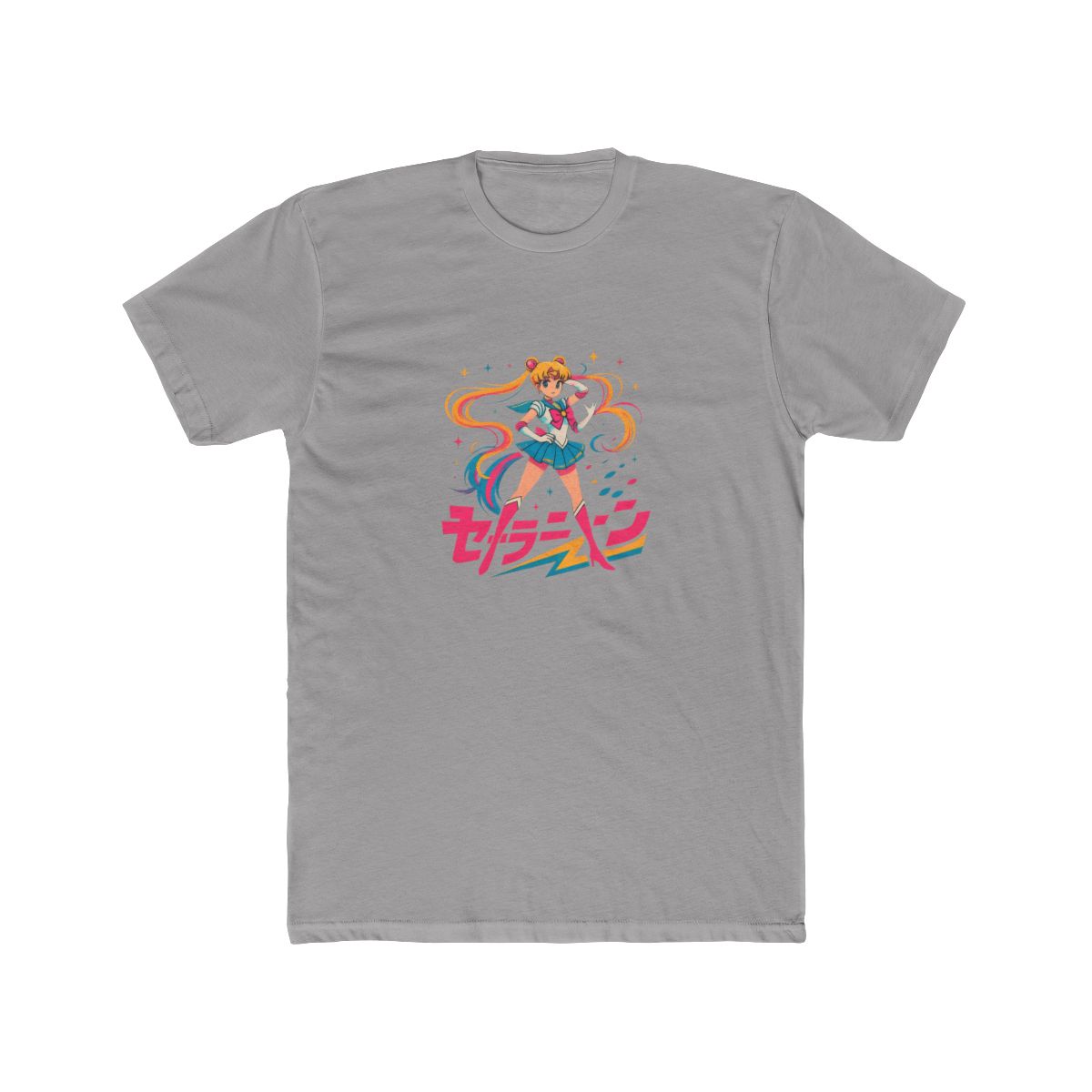 Sailor Moon Lunar Tiara Pose | Anime Fan Tee, Sailor Moon Shirt, Nostalgia Gift - alternate angle 2, merchandise