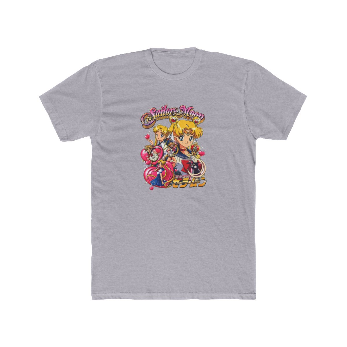 Sailor Moon T Shirt: Anime Graphic Tee, Cotton Apparel - alternate angle 4, merchandise