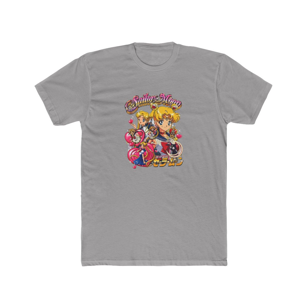 Sailor Moon T Shirt: Anime Graphic Tee, Cotton Apparel - alternate angle 2, merchandise