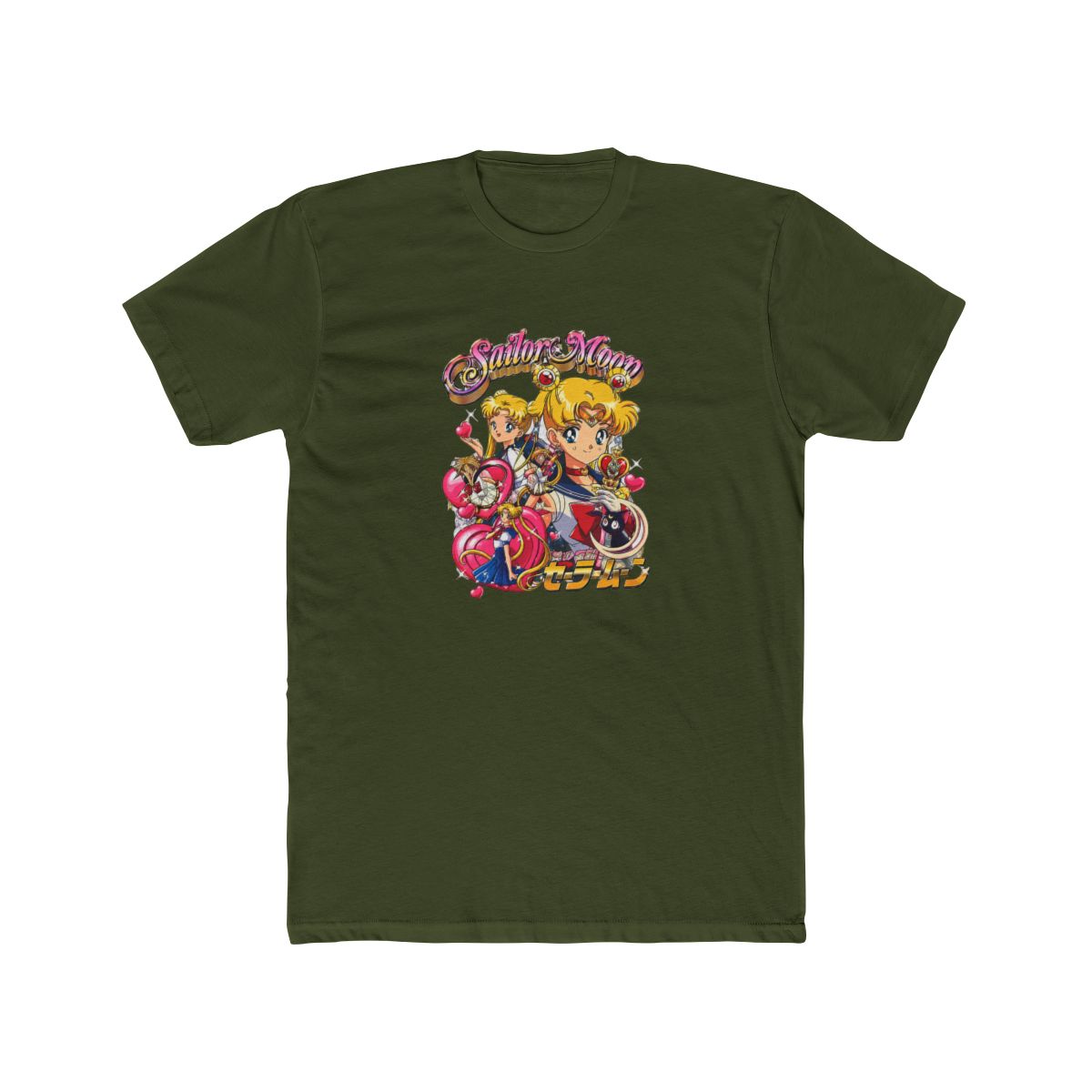 Sailor Moon T Shirt: Anime Graphic Tee, Cotton Apparel - alternate angle 5, merchandise