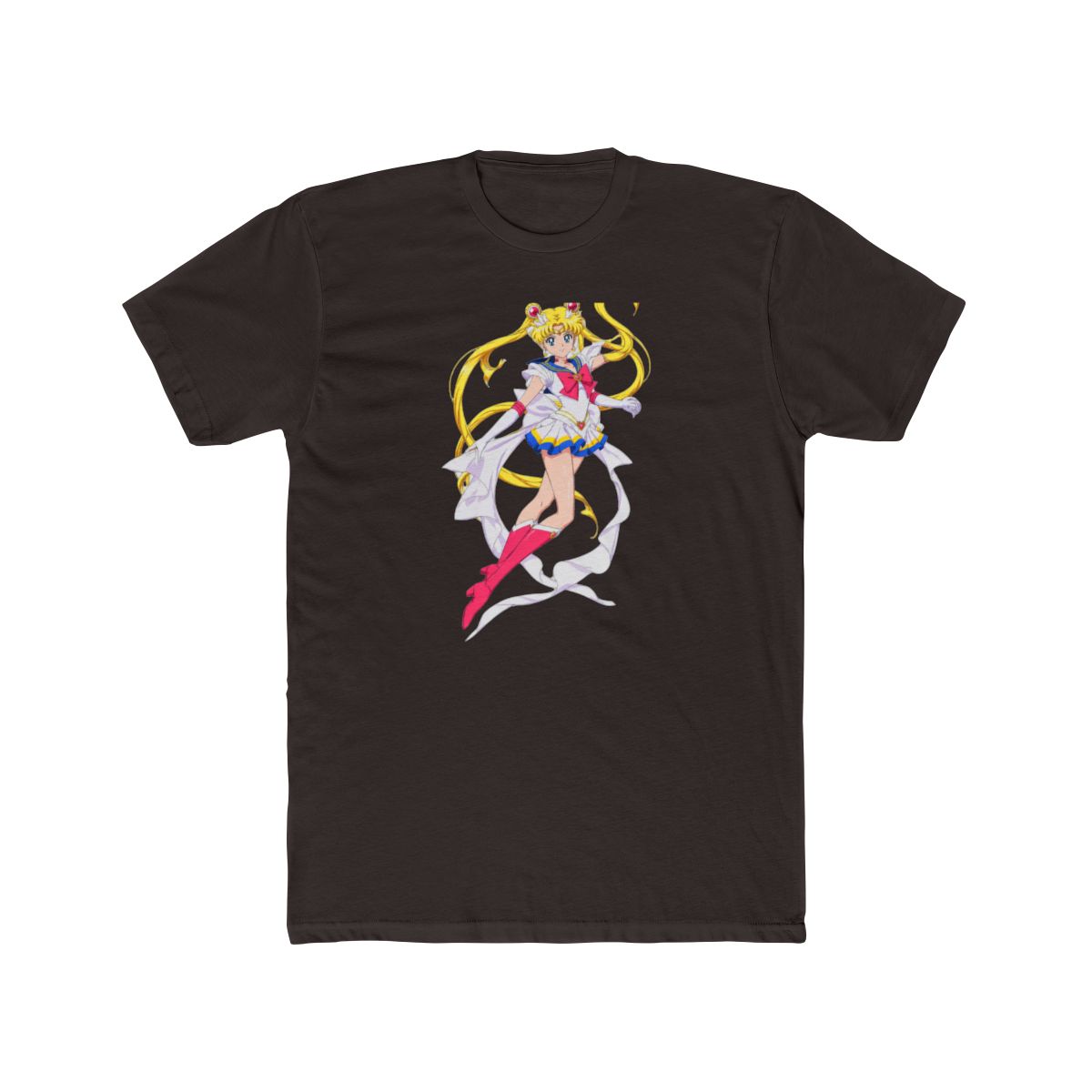 Sailor Moon Illustration T Shirt | Anime Magical Girl Top - alternate angle 3, merchandise