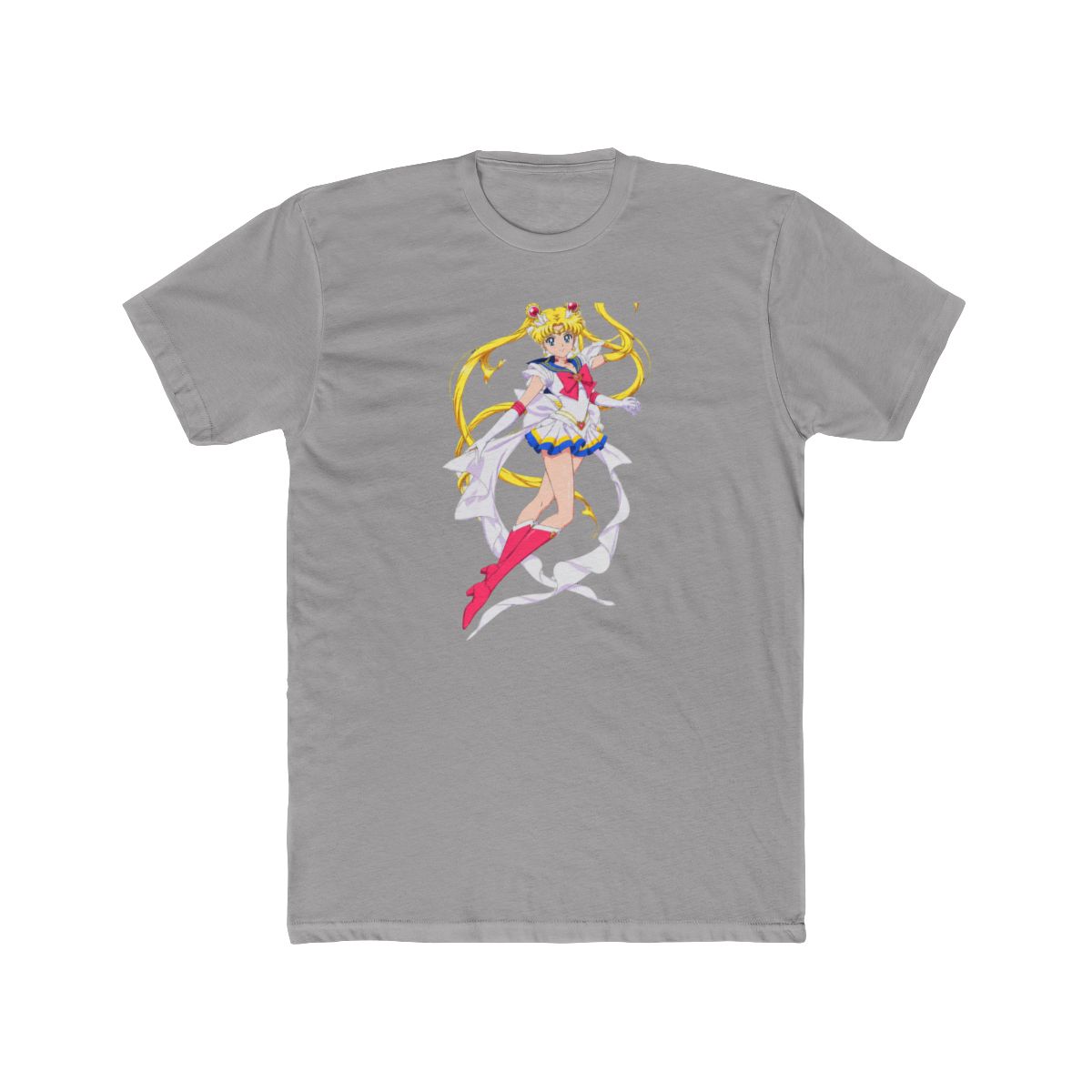 Sailor Moon Illustration T Shirt | Anime Magical Girl Top - alternate angle 2, merchandise