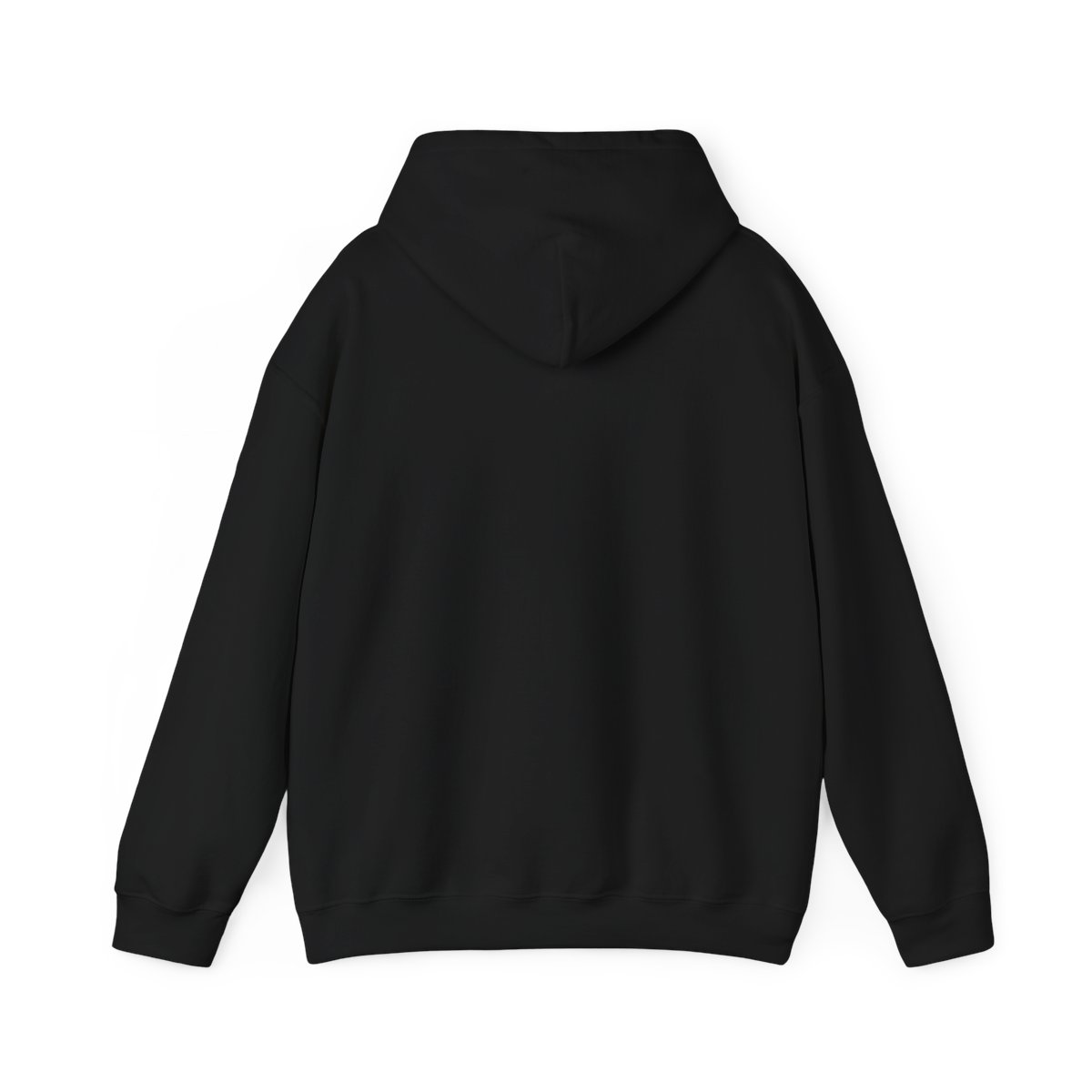 Pale pink hoodie featuring a crescent moon, clouds, and stars design within a purple circle. Sleeves display a pattern of yellow stars. The hoodie includes a front pocket and a hood - alternate angle 1, merchandise