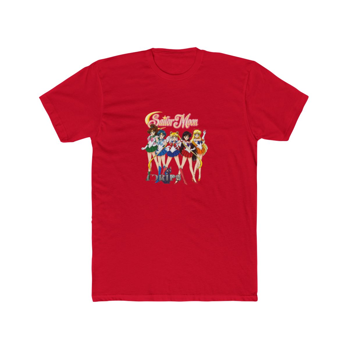 Sailor Moon "T vibrant characters includes" Unisex Tee - alternate angle 2, merchandise