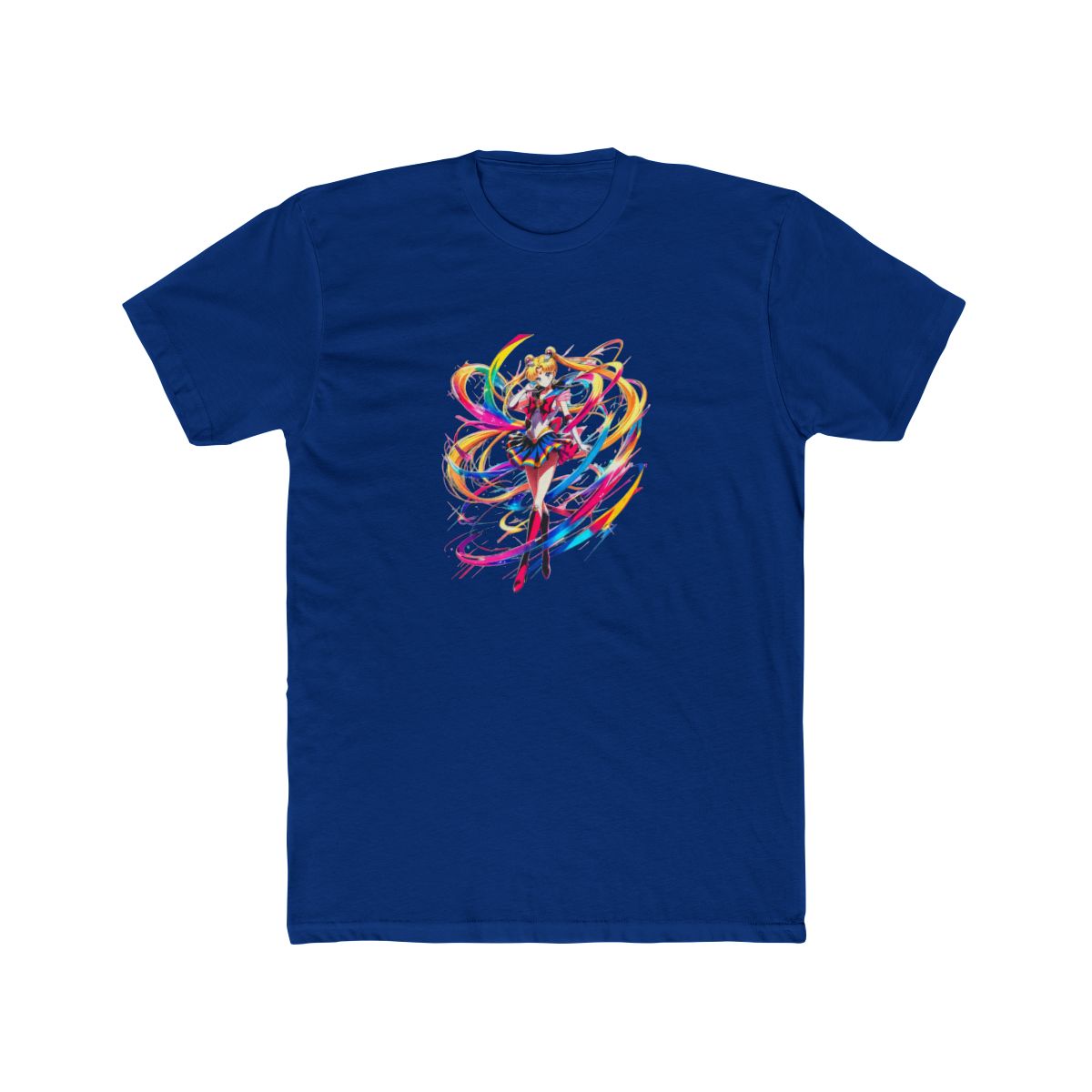 Sailor Moon Rainbow Art T Shirt - alternate angle 2, merchandise