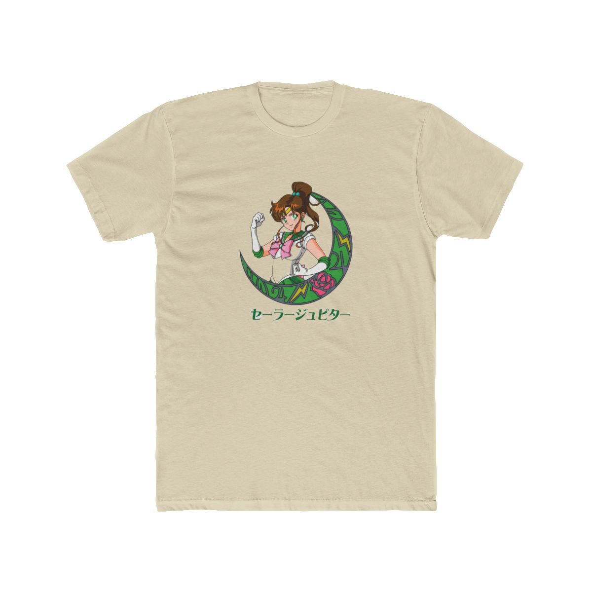 Sailor Jupiter in Crescent Moon - Sailor Moon Anime T Shirt - alternate angle 4, merchandise