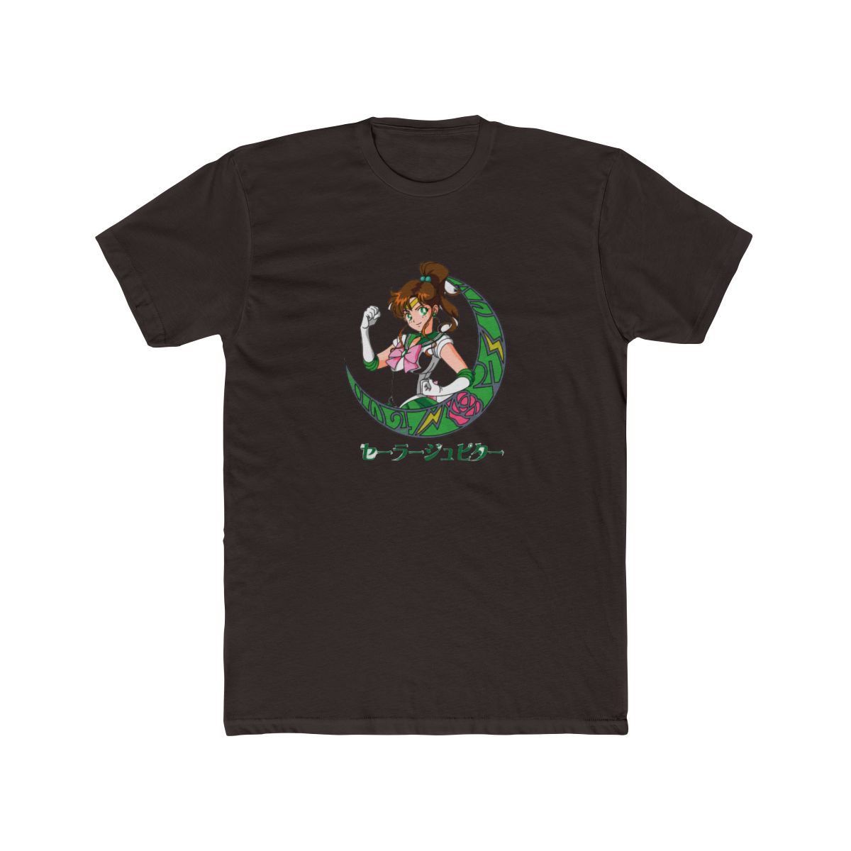 Sailor Jupiter in Crescent Moon - Sailor Moon Anime T Shirt - alternate angle 3, merchandise