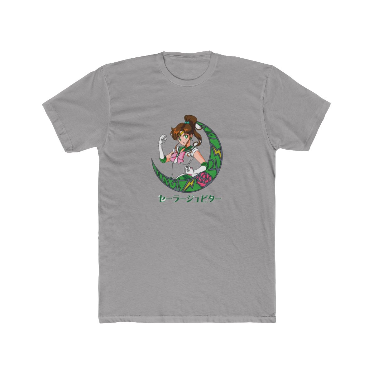 Sailor Jupiter in Crescent Moon - Sailor Moon Anime T Shirt - alternate angle 3, merchandise