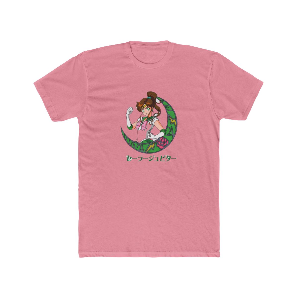 Sailor Jupiter in Crescent Moon - Sailor Moon Anime T Shirt - alternate angle 5, merchandise