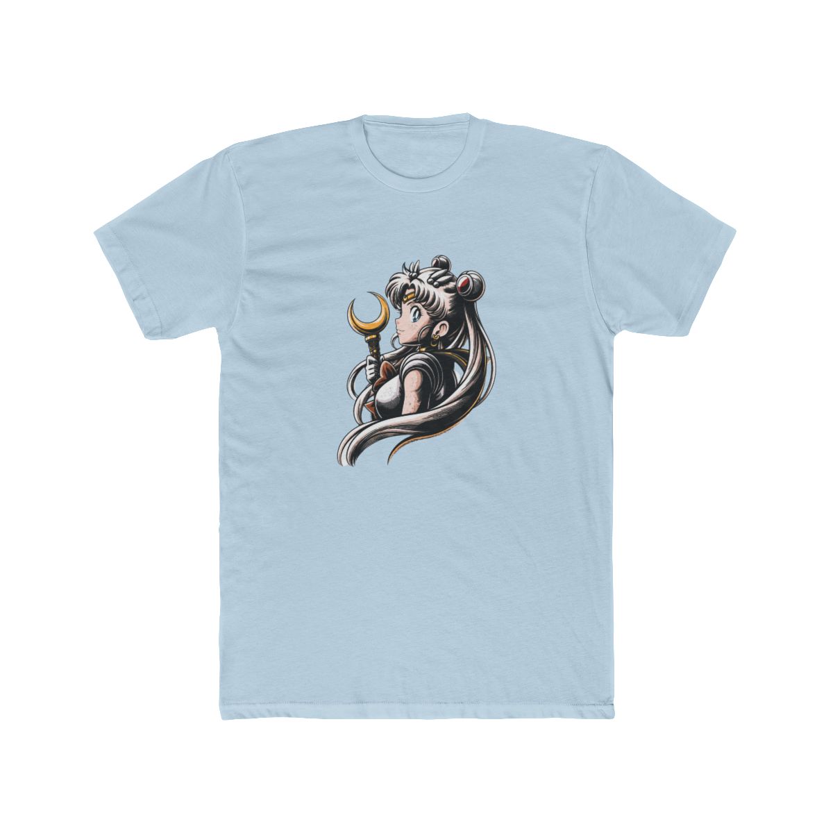 Sailor Moon Crescent Moon Fan Art T Shirt - alternate angle 5, merchandise