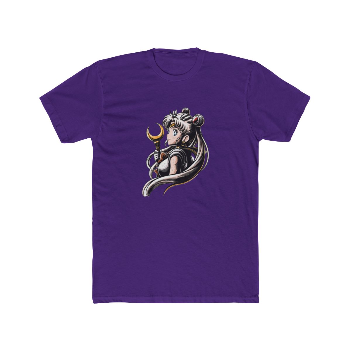 Sailor Moon Crescent Moon Fan Art T Shirt - alternate angle 2, merchandise