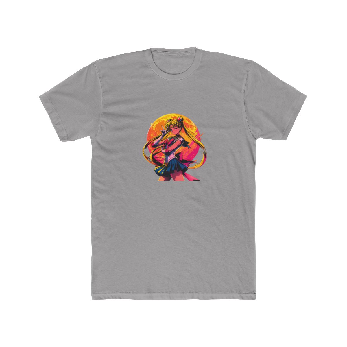 Sailor Moon Fan Art with Moon T Shirt - alternate angle 2, merchandise