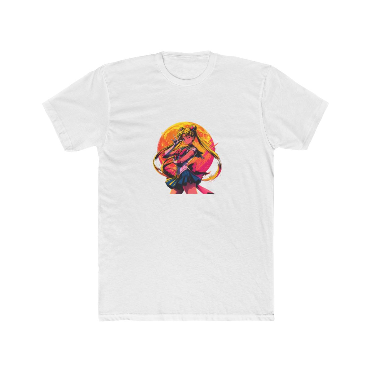 Sailor Moon Fan Art with Moon T Shirt