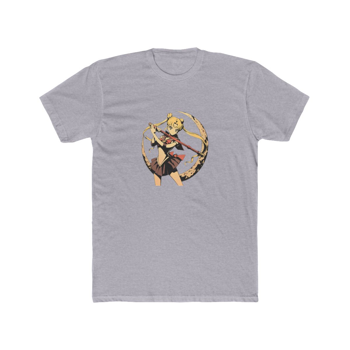 Sailor Moon Crescent Moon Staff Art T Shirt - alternate angle 5, merchandise