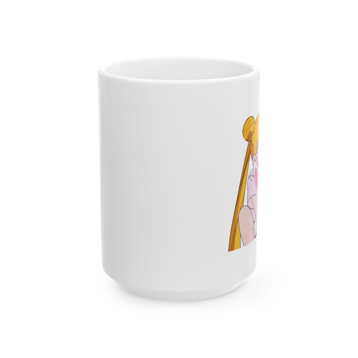 Sailor Moon Mug – Usagi Tsukino Anime Gift – 90s Manga Japan Coffee Mug – Cute Bunny Cup - alternate angle 2, merchandise