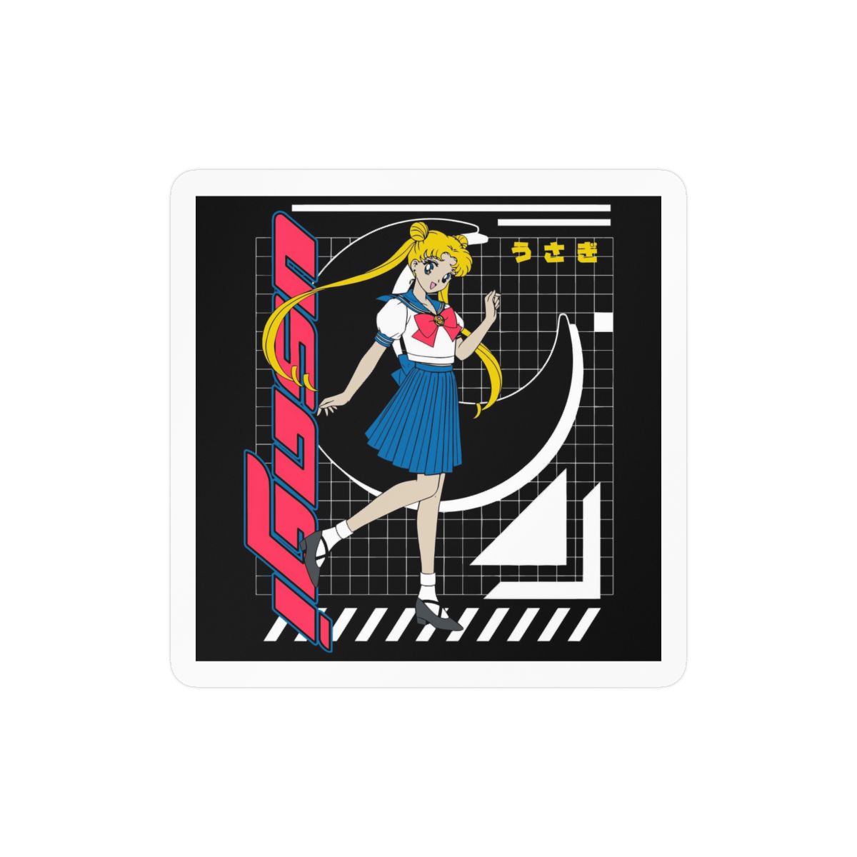Retro Sailor Moon Anime Aesthetic Sticker | Cute Vinyl Decal