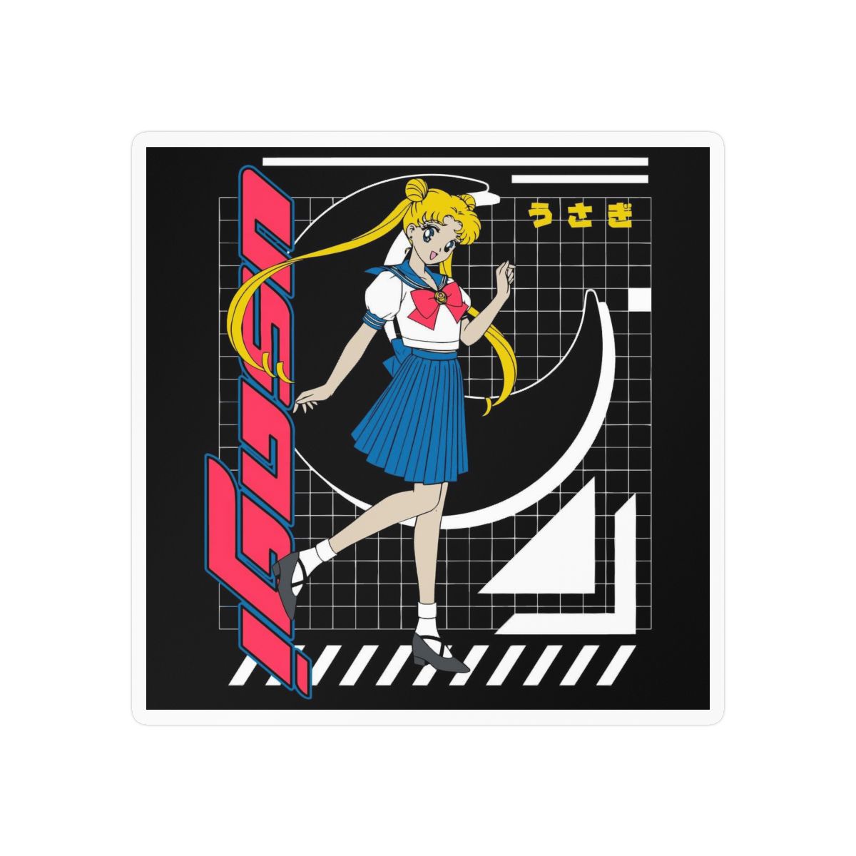 Retro Sailor Moon Anime Aesthetic Sticker | Cute Vinyl Decal